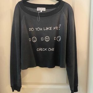 Junk Food Sweatshirt, Size S, New
